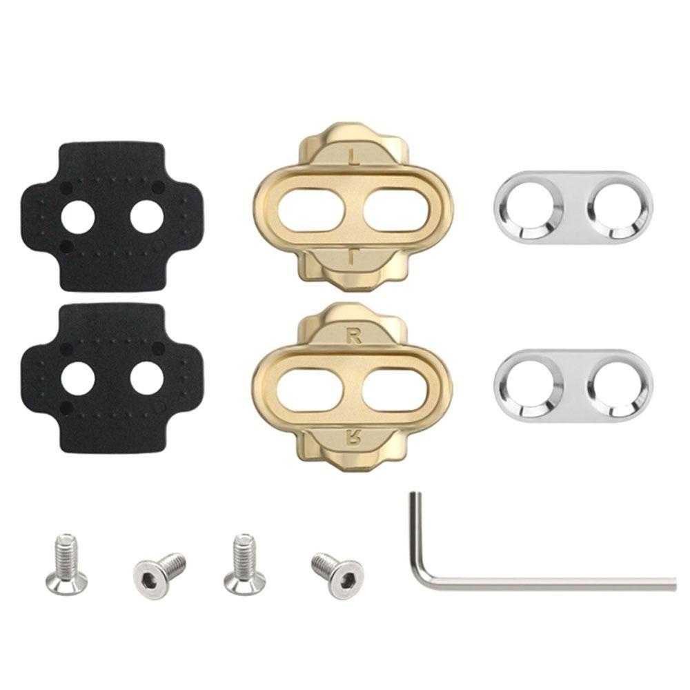 Lanfy Pedal Sepeda Cleat Riding MTB Cycling Parts Cycling Lock Pedal Cleats Locking Plate Riding Shoes Splint Set Tabs Kunci Pedal Sepeda