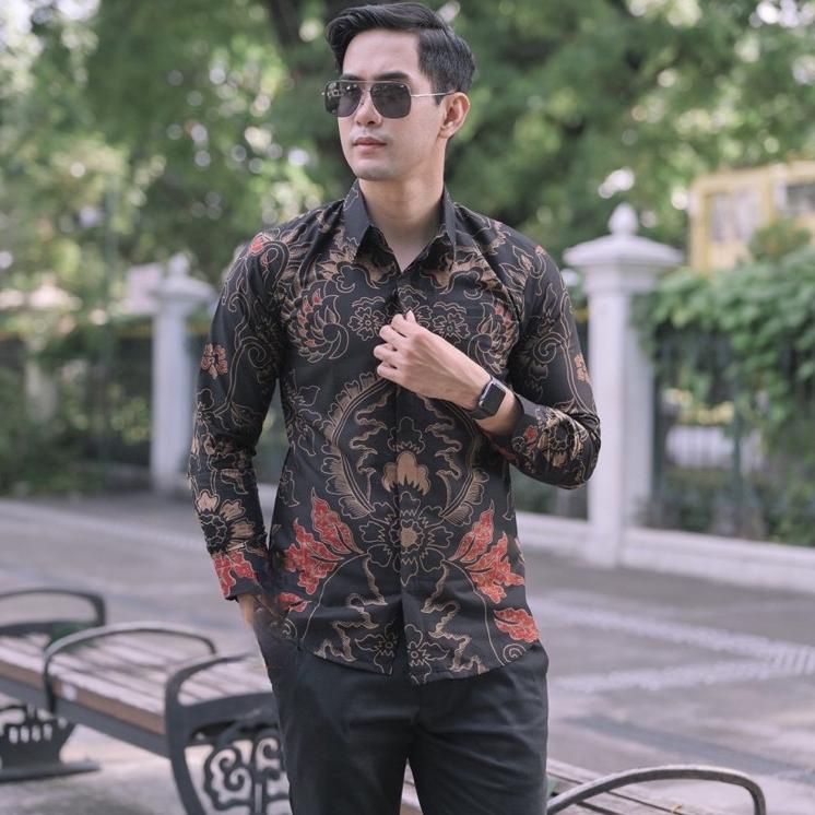 Recomended Baju Batik Pria Lengan Panjang Asli Solo Sragenan Lapis Furing