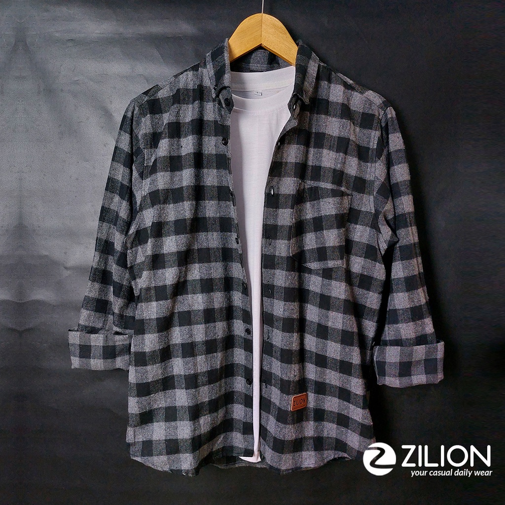 Hem Flanel Wanita Panjang Kemeja Import Kotak Pria Unisex Kasual Distro Flannel Premium Original