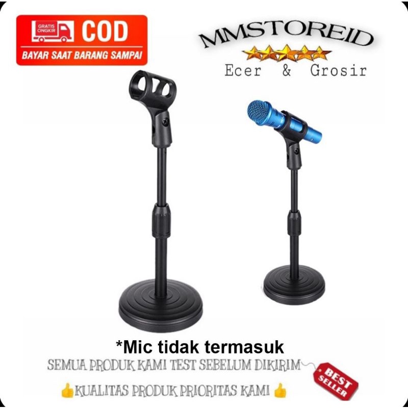MM - Stand holder microphone meja HD - 26 universal mic dudukan hd 26 penyangga mic holder stand Mic