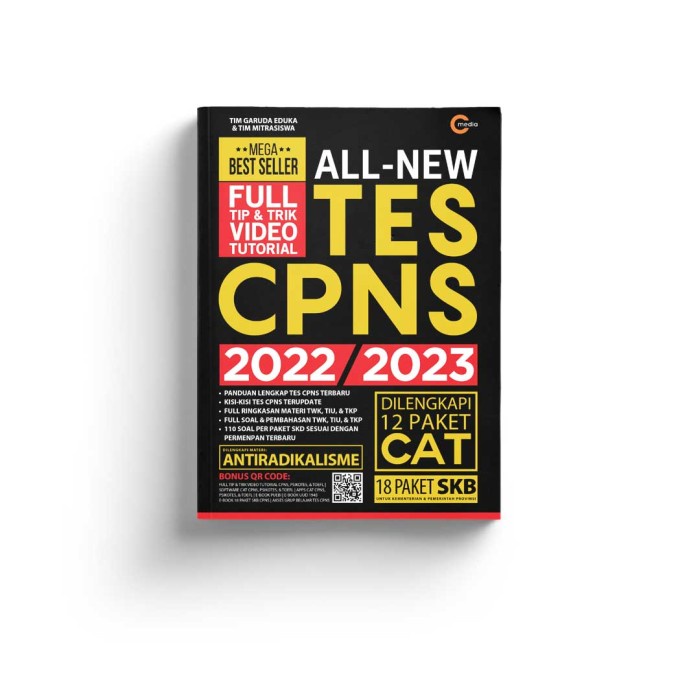 

✨COD✨ ALL NEW Tes CPNS 2021 / 2022 + CD, Tim Garuda Eduka - Edisi 2022/2023