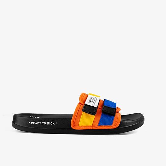 Langsung Atc Geoff Max Official - Freddo Black Orange | Slippers | Sandal Pria