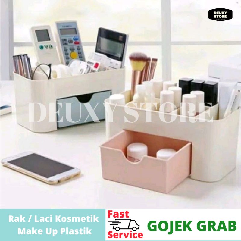 Rak Makeup Rak Kosmetik Tempat Wadah Makeup Plastik