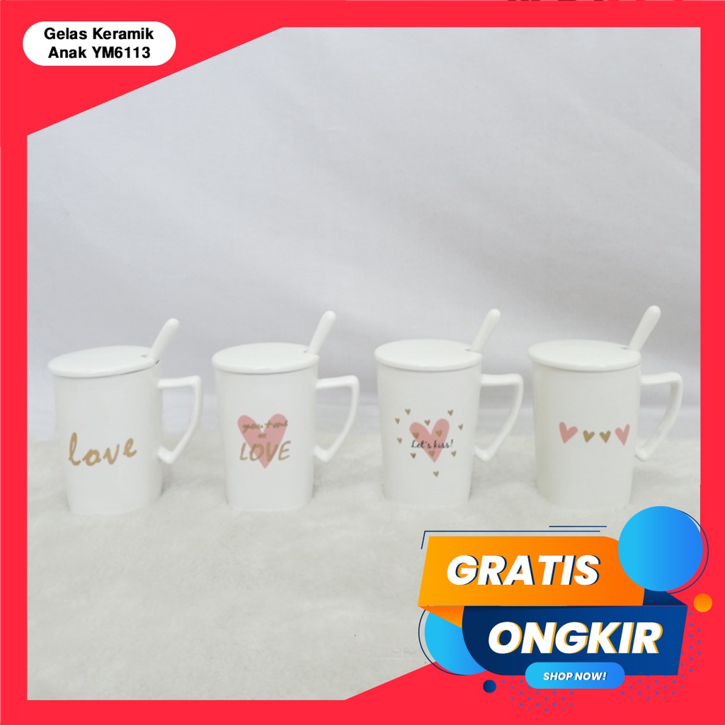 365 Mug Keramik #41050 Cangkir / Gelas Keramik Printing Korea Unik