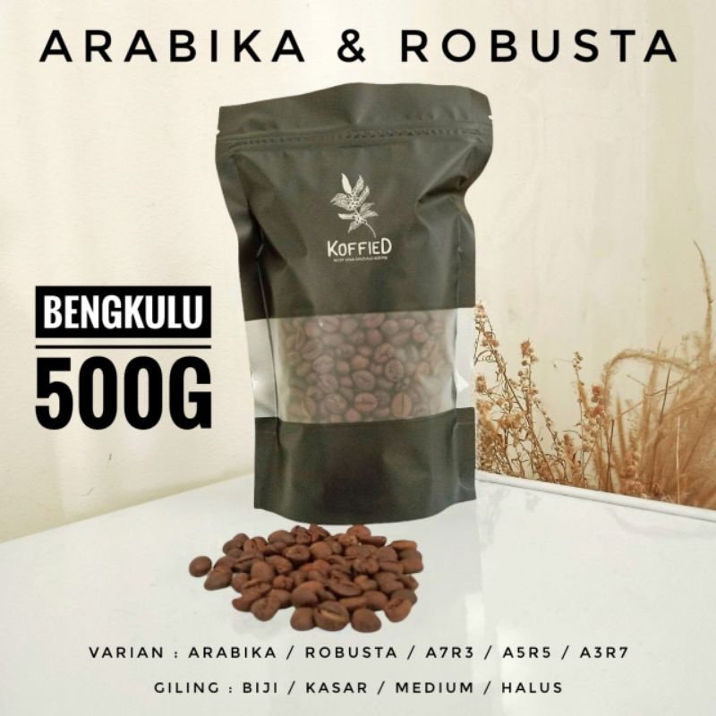 

Kopi Roasted Bean BENGKULU ARABIKA ROBUSTA Bengkulu 500g