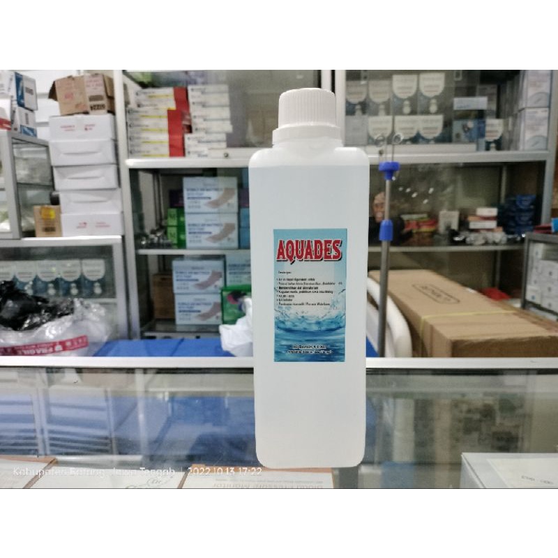 Aquades 1 Liter cairan penyaring oksigen
