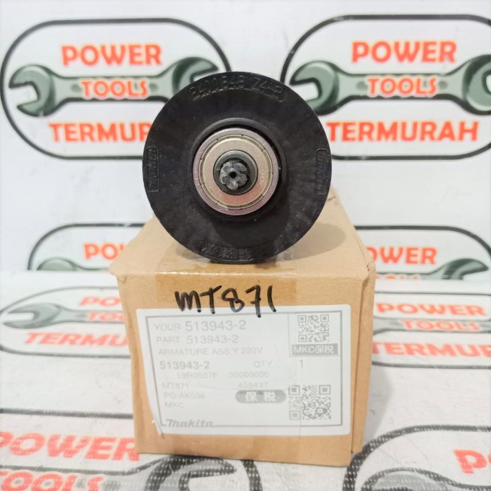 Armature MAKTEC MT 871/M8701B 513943-2 MAKITA Bor SDS Angker Dinamo