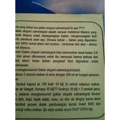 

GRATIS ONGKIR✅Galian singset//jamu cakraningrat//jamu madura//jamu pelangsing|RA1