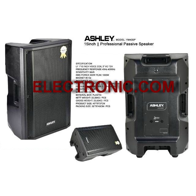 speaker ashley pasif ym400p ym 400p ym 400 p original