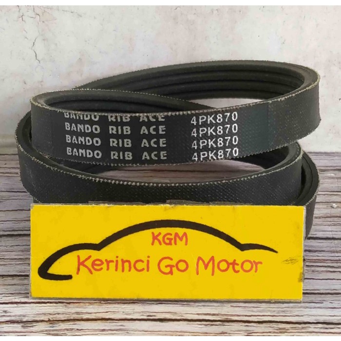 BANDO VAN BELT 4PK 870 RIB BELT TALI KIPAS DINAMO CARNIVAL DIESEL