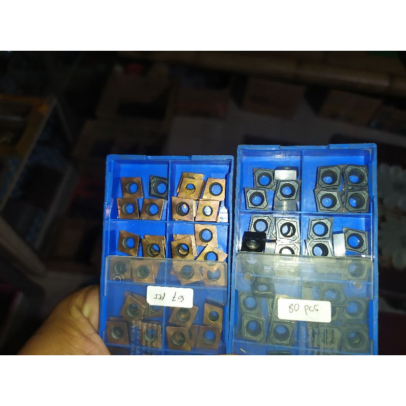 Insert Bubut Betel Bubut Diamond CBN CCMT09 Bekas