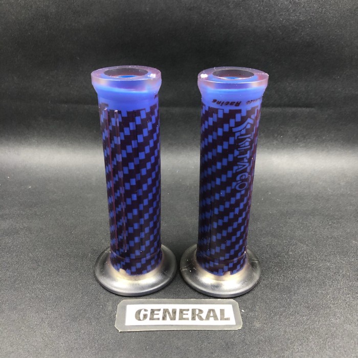 HAND GRIP MOTOR KITACO BIRU HANDGRIP HANDLE HANDFAT