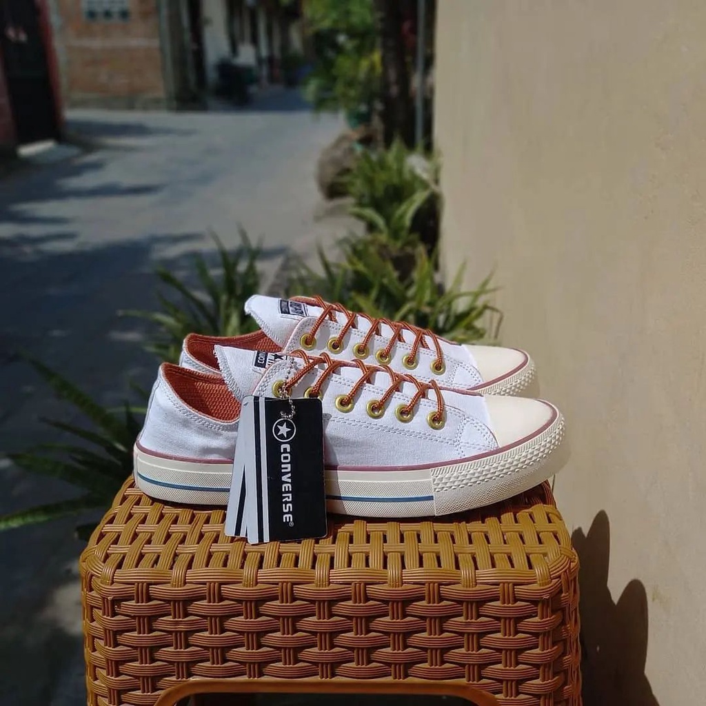 SNEAKERS IMPORT SEPATU ALL STAR CONVERSE PREMIUM PUTIH CASUAL KERENKECE KEKINIAN