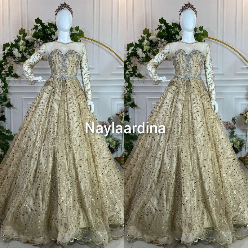 GAUN PENGANTIN BARBIE  MODERN//BAJU WEDDING MEWAH BEREKOR//KEBAYA//JAS