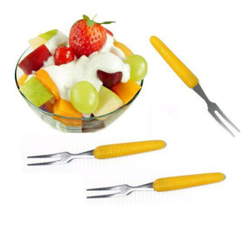 Garpu Jagung /garpu kecil kecil Stainless