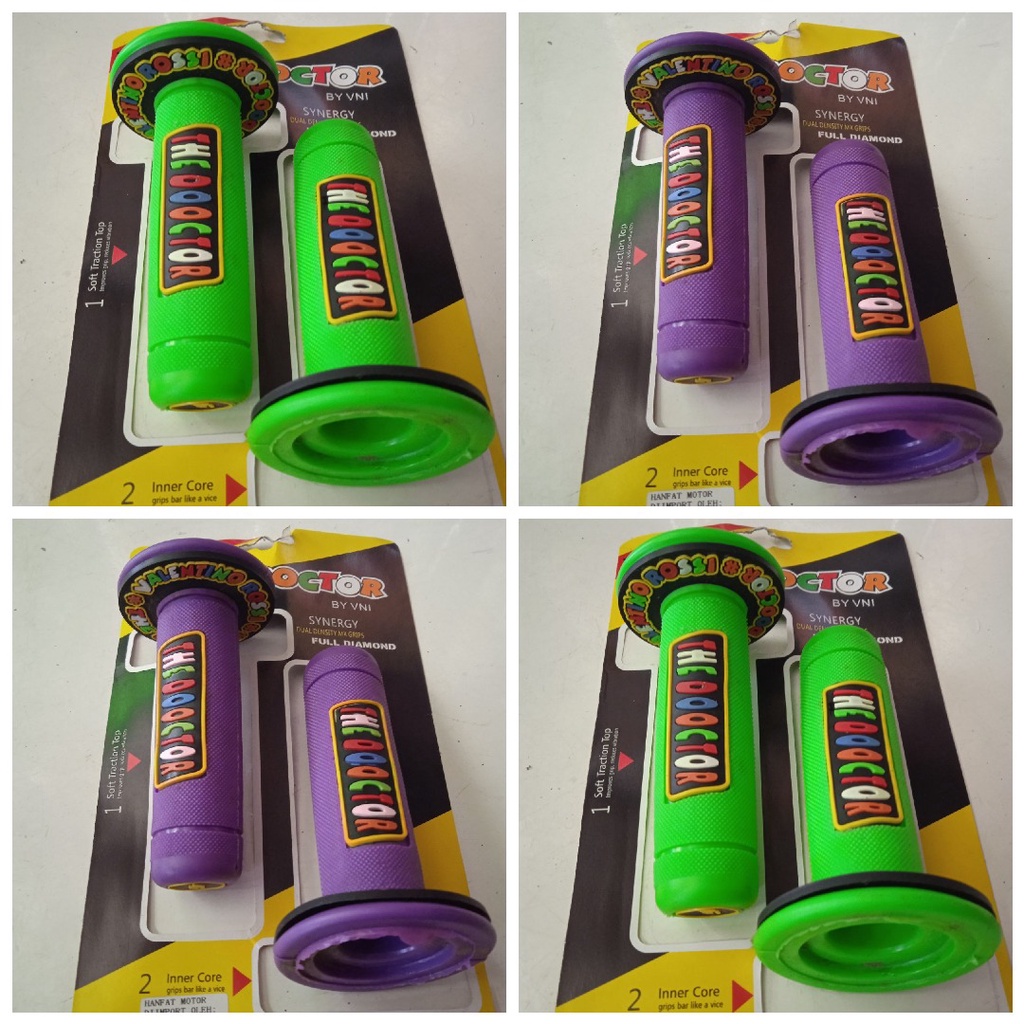 Handgrip handfat handpack Rossi The doctor Ungu. Hijau