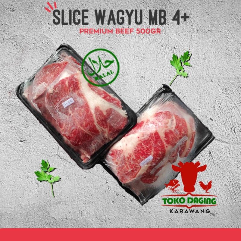 

Slice Wagyu MB 4+ 500gr