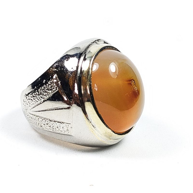 BATU AKIK COMBONG SAGA JANTAN NATURAL CHALCEDONY KODE 02223