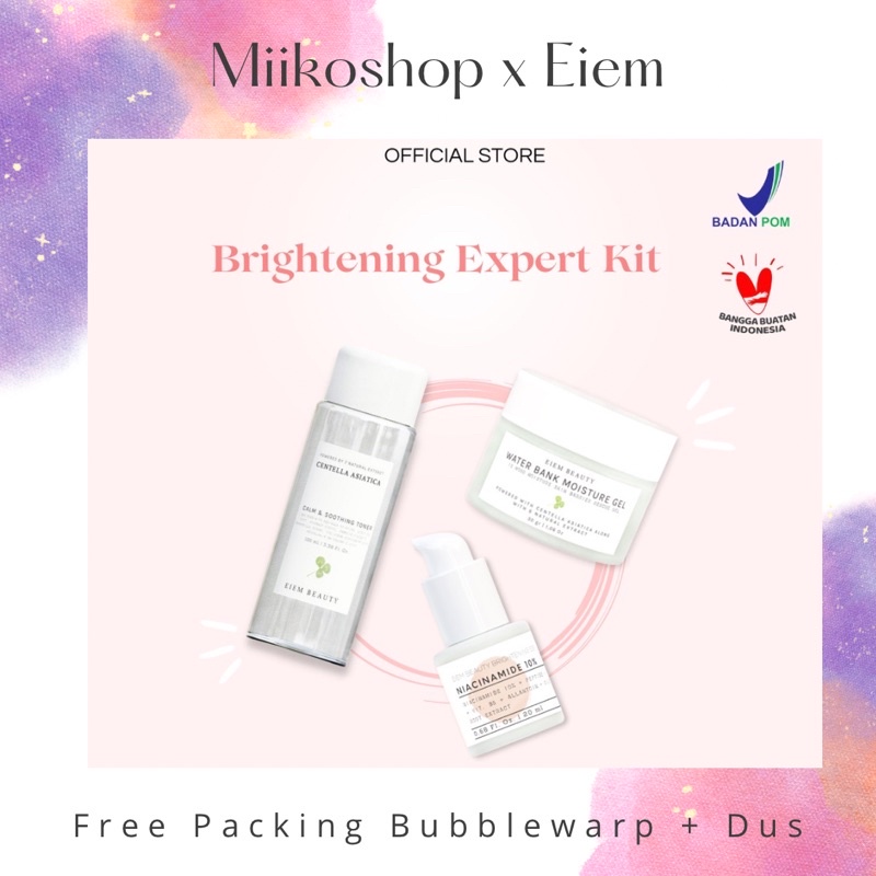 [READY KEMASAN BARU] [SET PROMO] EIEM Brightening Expert Kit