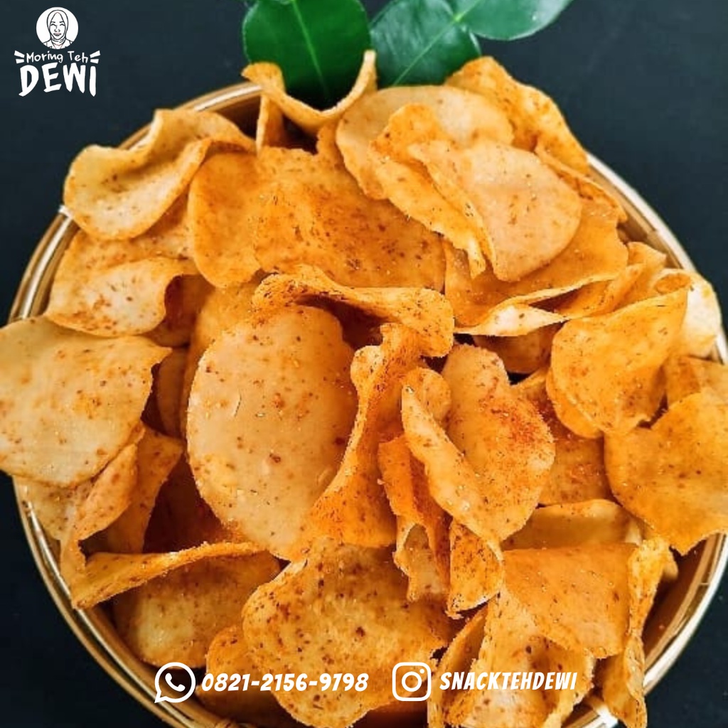 

Keripik Moring Teh Dewi Rasa Daun Jeruk
