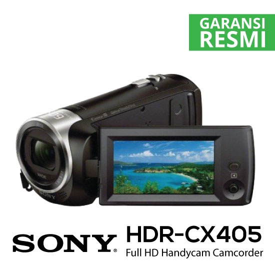 Sony HDR-CX405 HD Handycam - GARANSI RESMI