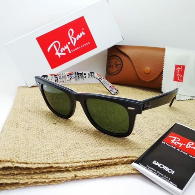 kacamata sunglasses premium pria wanita wayfarer motif