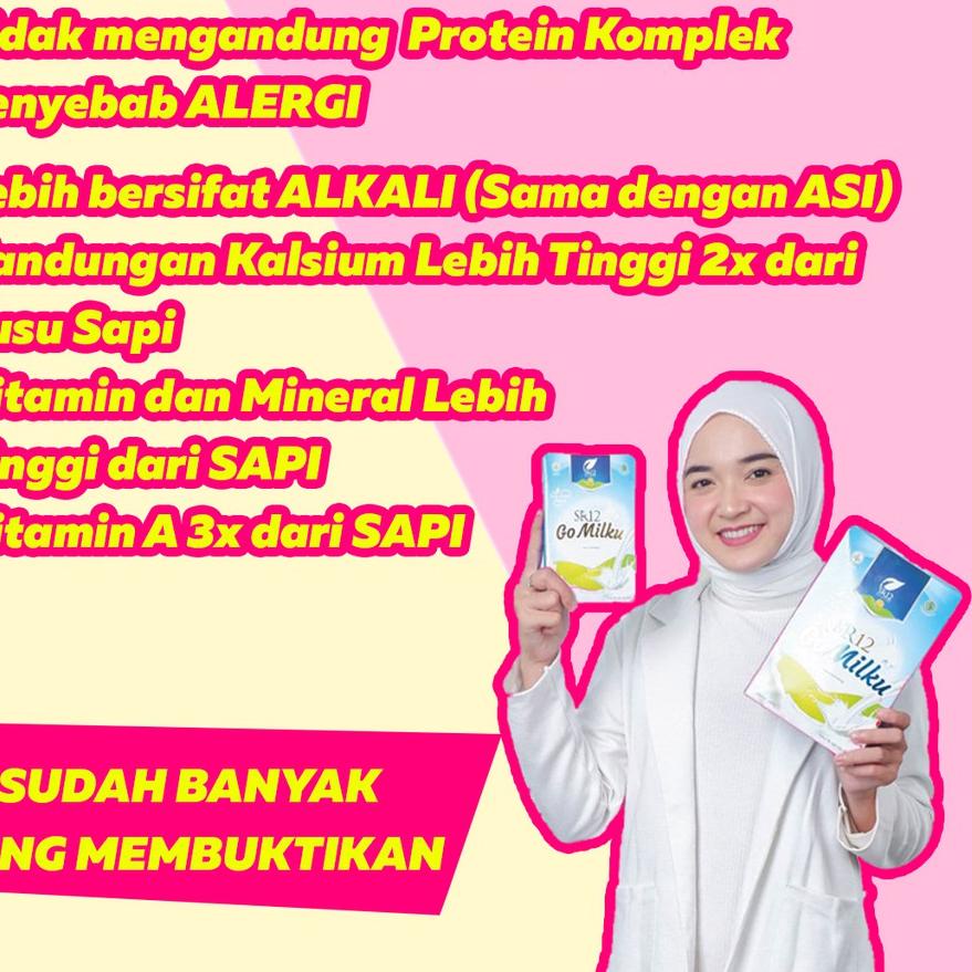 

BAYAR DITEMPAT✔️GOMILKU SR12 SUSU KAMBING ETAWA KUALITAS PREMIUM / GOAT MILK SUSU BUBUK TANPA GULA BPOM|RA9
