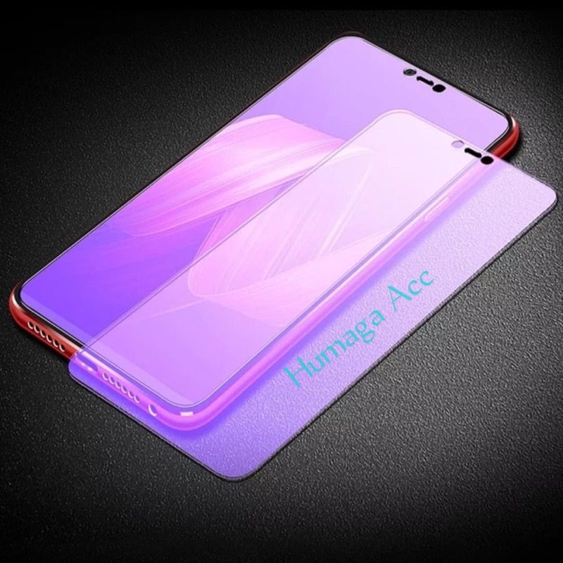 Tempered Glass Blue Ray Realme X XT X LITE X2 X2 PRO X3 X3 PRO X3 PRO ZOOM X50 PRO X7 PRO U1 Tg Blue Light Anti Radiasi / Blue Biasa