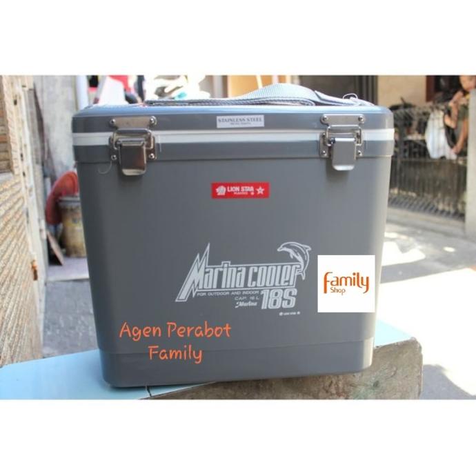 Marina 18s Cooler box 16Liter Lion Star Tempat Daging Ikan Piknik