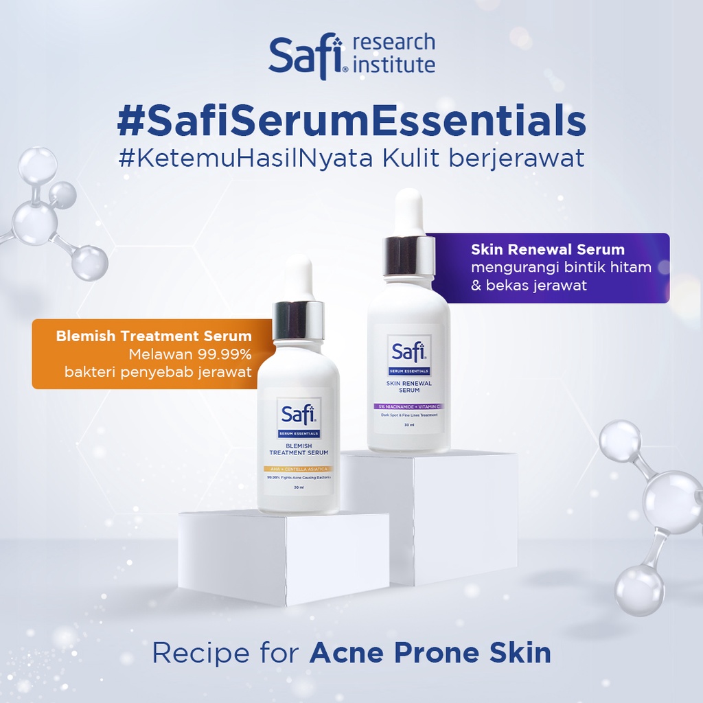 Safi Serum Essentials - Vitamin C - Niacinamide - Retinol - AHA - Hyaluronic Acid