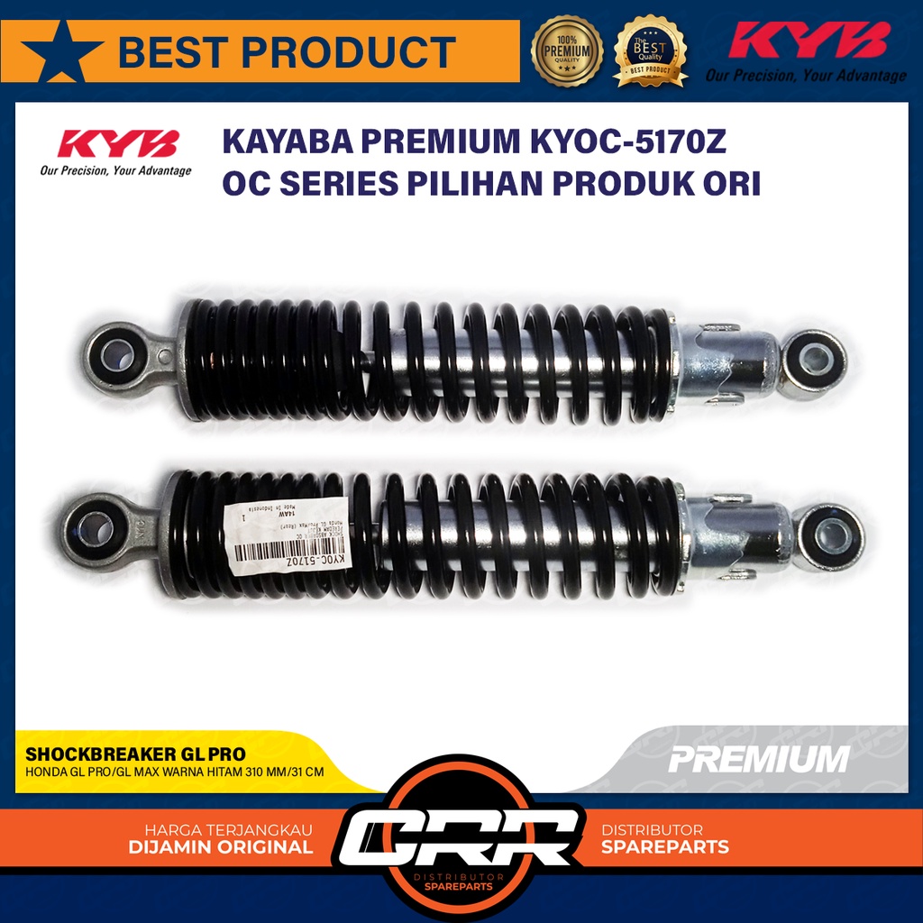 Shockbreaker Sok Belakang KYB GLPro GL Pro GL Max GL 100 RX King Megapro CB Tiger Verza Tipe KYOC 51