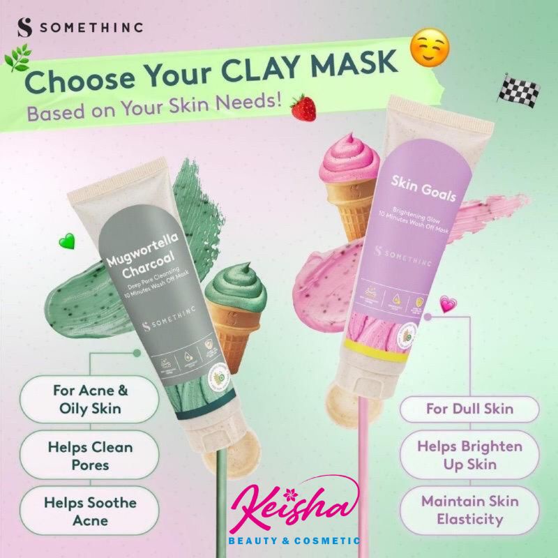 Jual SOMETHINC Skin Goals Brightening Glow / Mugwortella Charcoal Deep