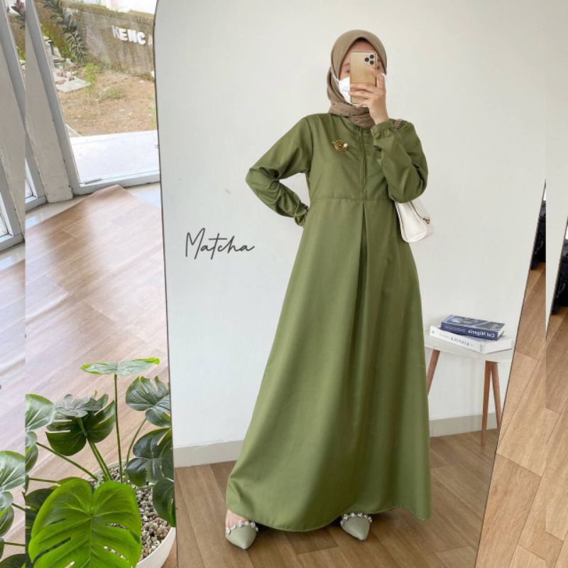 DRESS WANITA/BUSUI FRIENDLY - YUBI DRESS Bahan toyobo