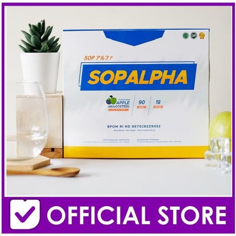 (READY) SOPALPHA 1box 18 saset. BIOALPHA OFFICIAL 100% Original IMUN DRINK READYSTOCK MEDAN JAKARTA 