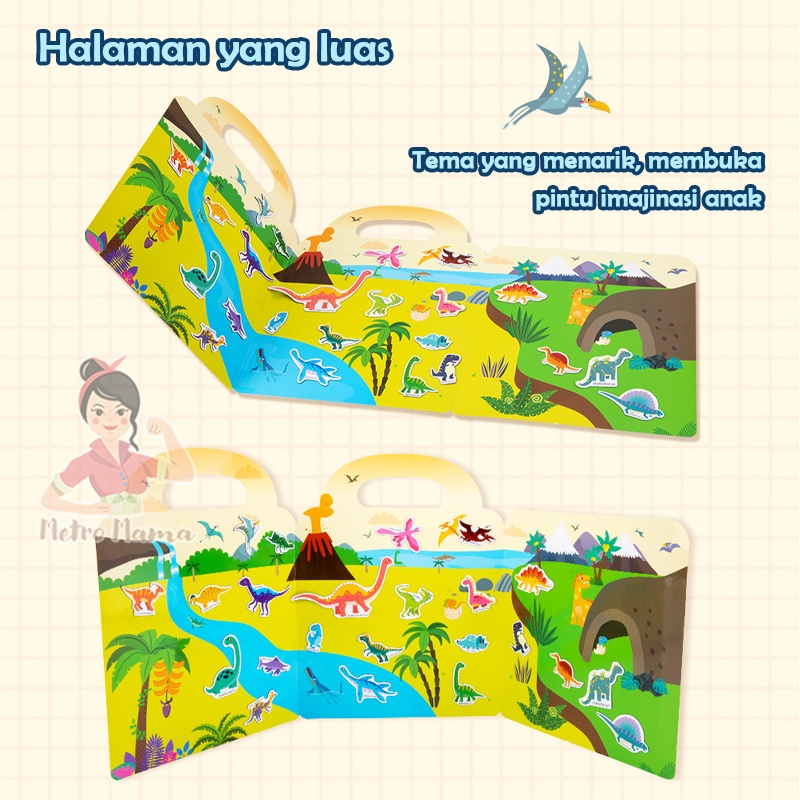 Buku Aktivitas Anak Stiker Magnetik Premium Magnetic Sticker Book