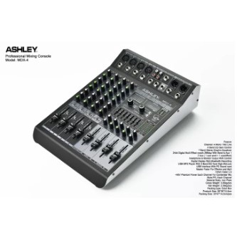 Mixer Audio Ashley Mdx4 Usb Bluetooth Original Mixing 4 Channel Mdx 4 ( BISA COD )