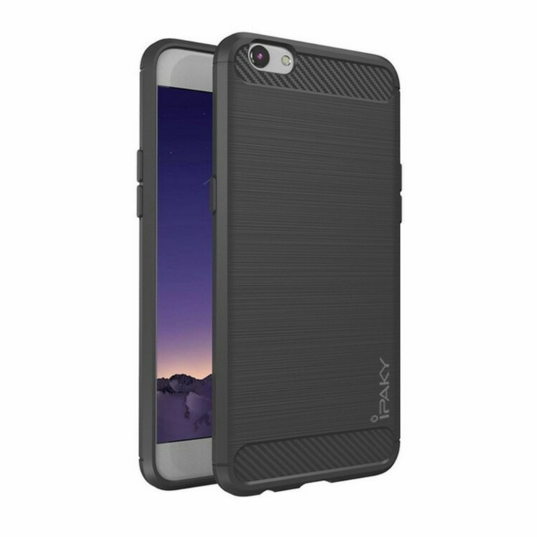 CASE SLIM FIT CARBON IPAKY OPPO A39 A57 SOFTCASE - GA