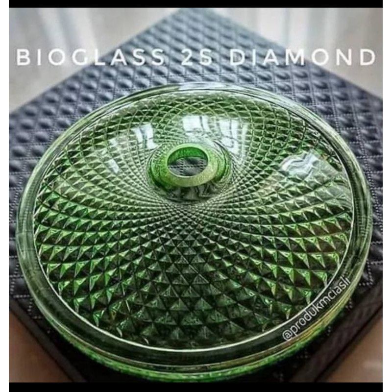 Preloved Bioglass diamond jumbo 15 cm MCI original