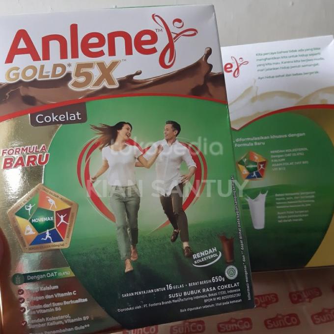 

[ COD ] susu anlene gold plus 650 gram