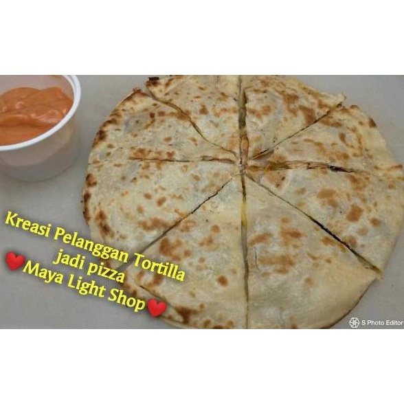 

Max Sale--Tortilla 20cm isi 10s kulit kebab halal nacos tacos pizza tortila murah libanes