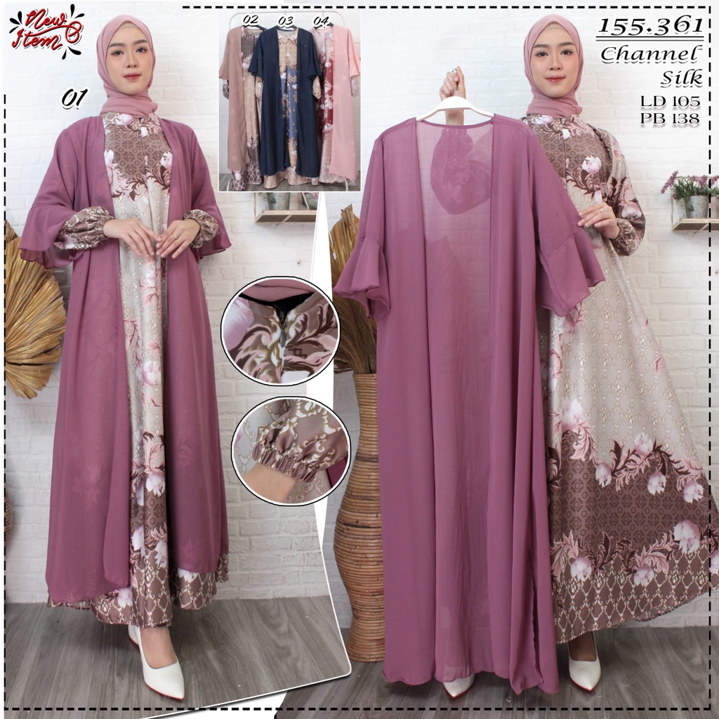 ZR || GAMIS SET OUTER PREMIUM || GAMIS SET OUTER WANITA ELEGANT || TERBARU
