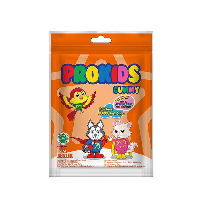 PROKIDS GUMMY Original Suplemen anak Multivitamin harga ecer per sachet isi 10butir / permen gummy / permen anak sehat / vitamin anak gummy bear/ vitamin bayi gummy/ permen sehat anak/bayi / vitamin zinc / vitamin c