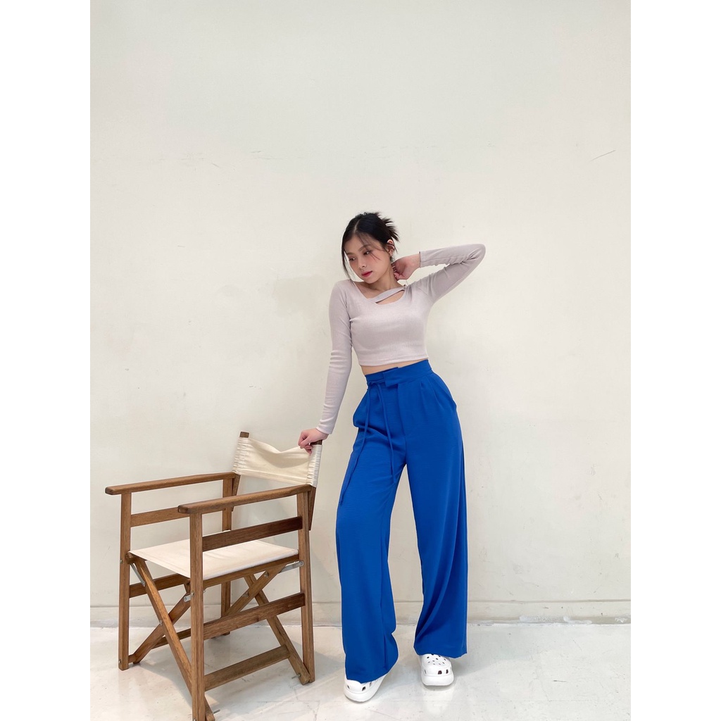 POTTIE - Beatrix Cullotes Pants - Long Culottes High Waist