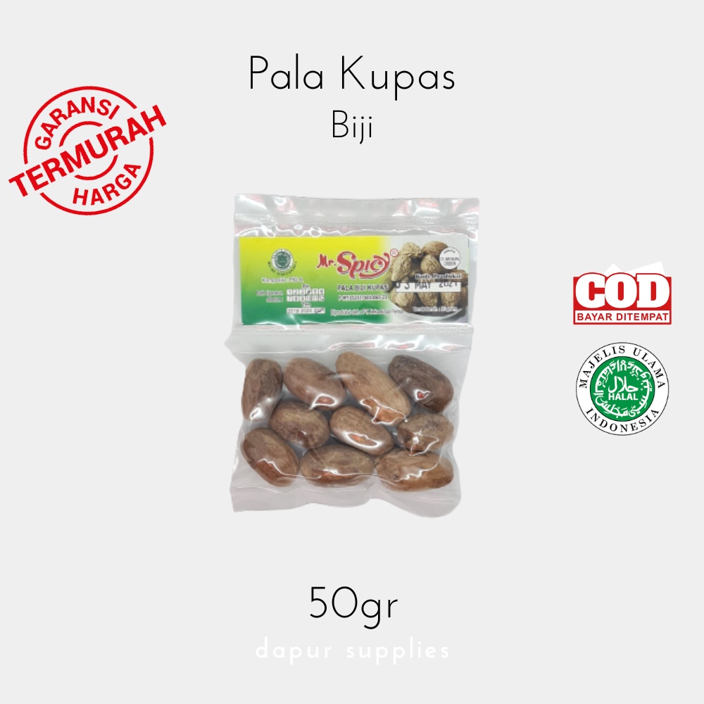 

Biji Pala Kupas / Nutmeg Seeds – Mr Spicy 50g