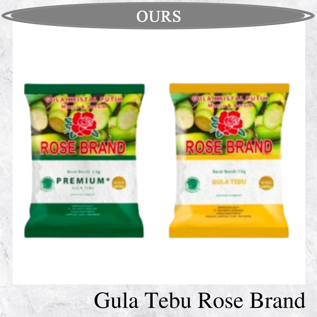 

Gula Kristal Kuning Rose Brand 1 kg OURSHOPNOW