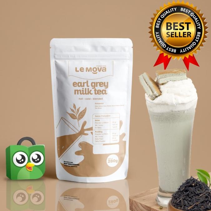 

[COD] BUBUK EARL GREY MILK TEA LEMOVA / POWDER EARL GREY / MINUMAN 280gram [COD]