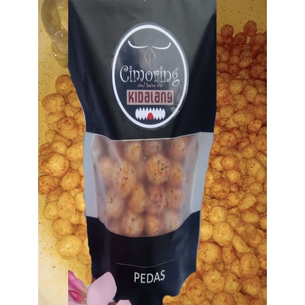 

cimol kering pedas cimoring enak