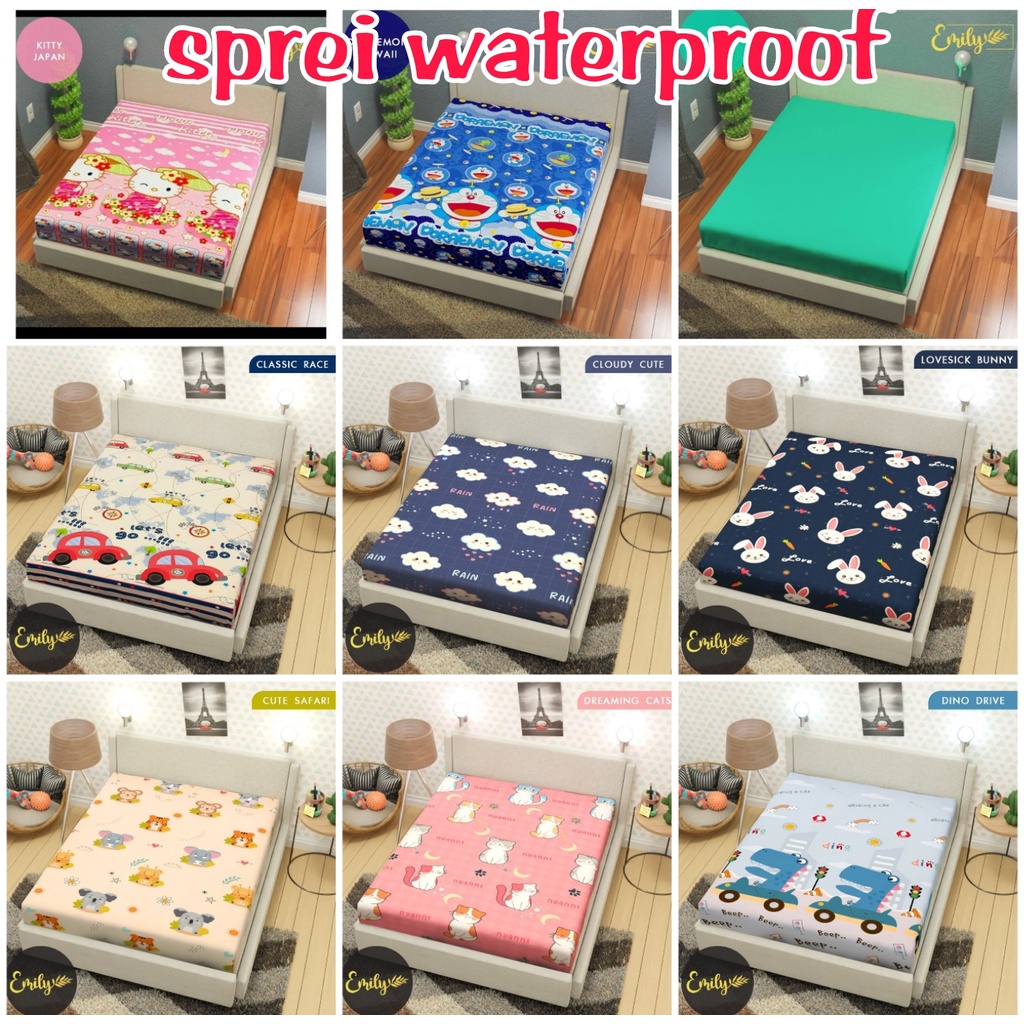 Sprei waterproof anti air uk 180 x 200