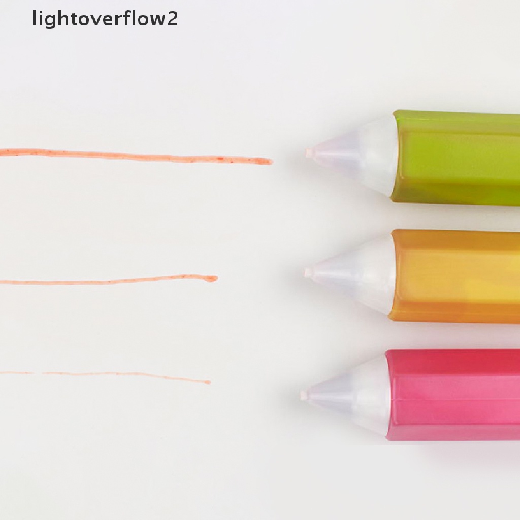 (lightoverflow2) 3pcs / Set Pena Tulis Dekorasi Kue / Biskuit