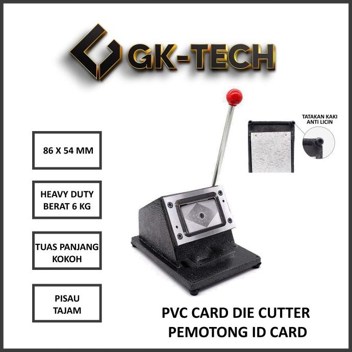

Alat Potong Id Card / Plong Id Card / Pvc Card Cutter Gk-Tech 8654